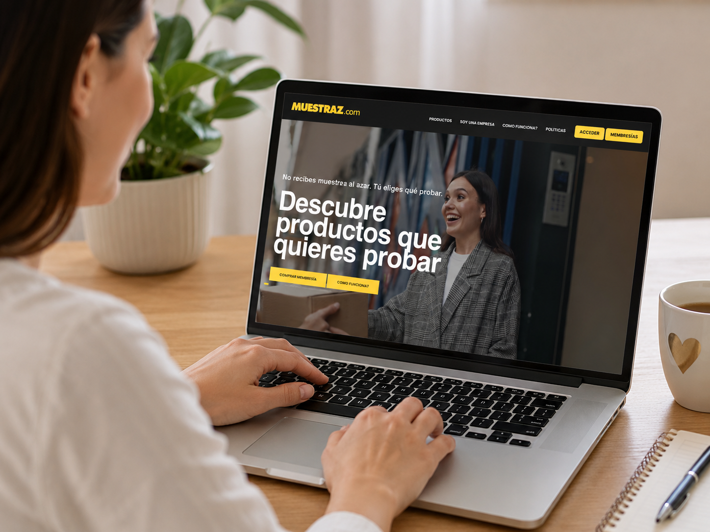 Pide muestras desde tu casa